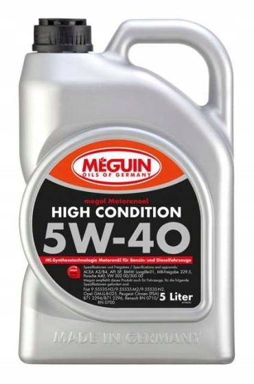 Engine oil Meguin High Condition SAE 5W-40 1L