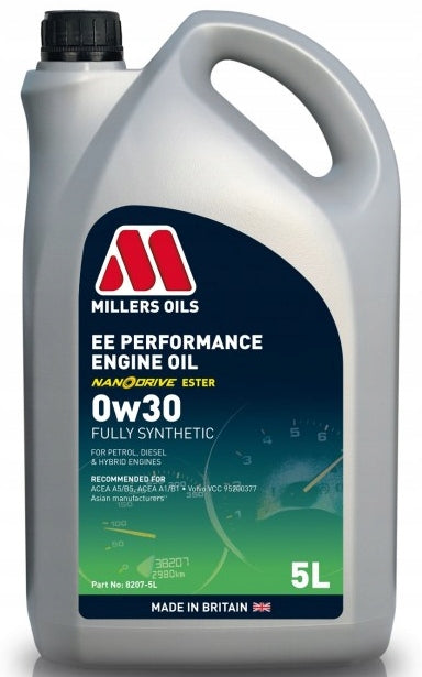 Engine oil Millers Oils EE Performance 0w30 A5/B5 5L