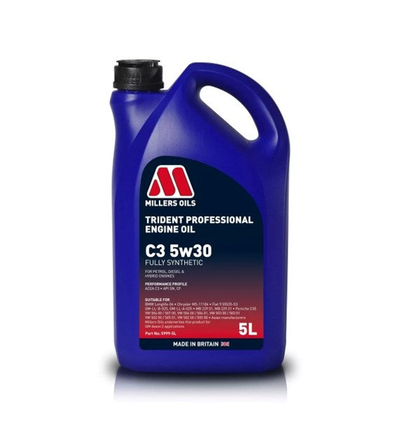 Engine oil Millers Oils TRIDENT PROFESSIONAL C3 5W/30 5L