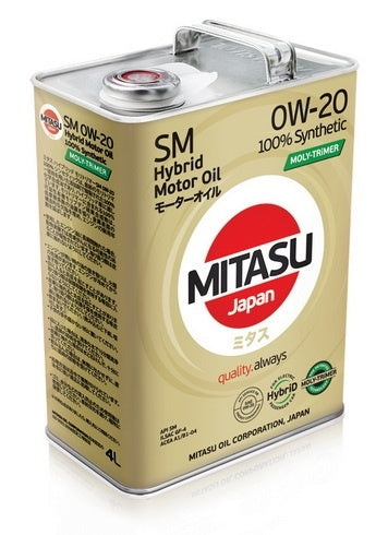 Engine oil Mitasu Moly-Trimer 4 L 0W-20 - MJ-M02
