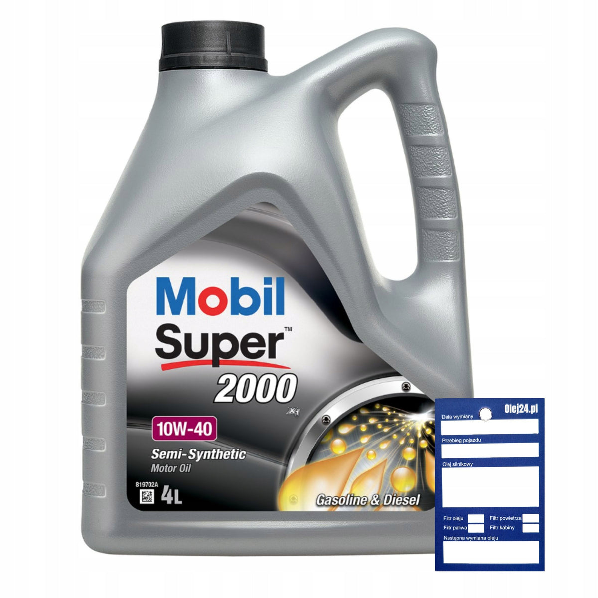Engine oil Mobil Super 2000 10W-40 A3/B3 4L