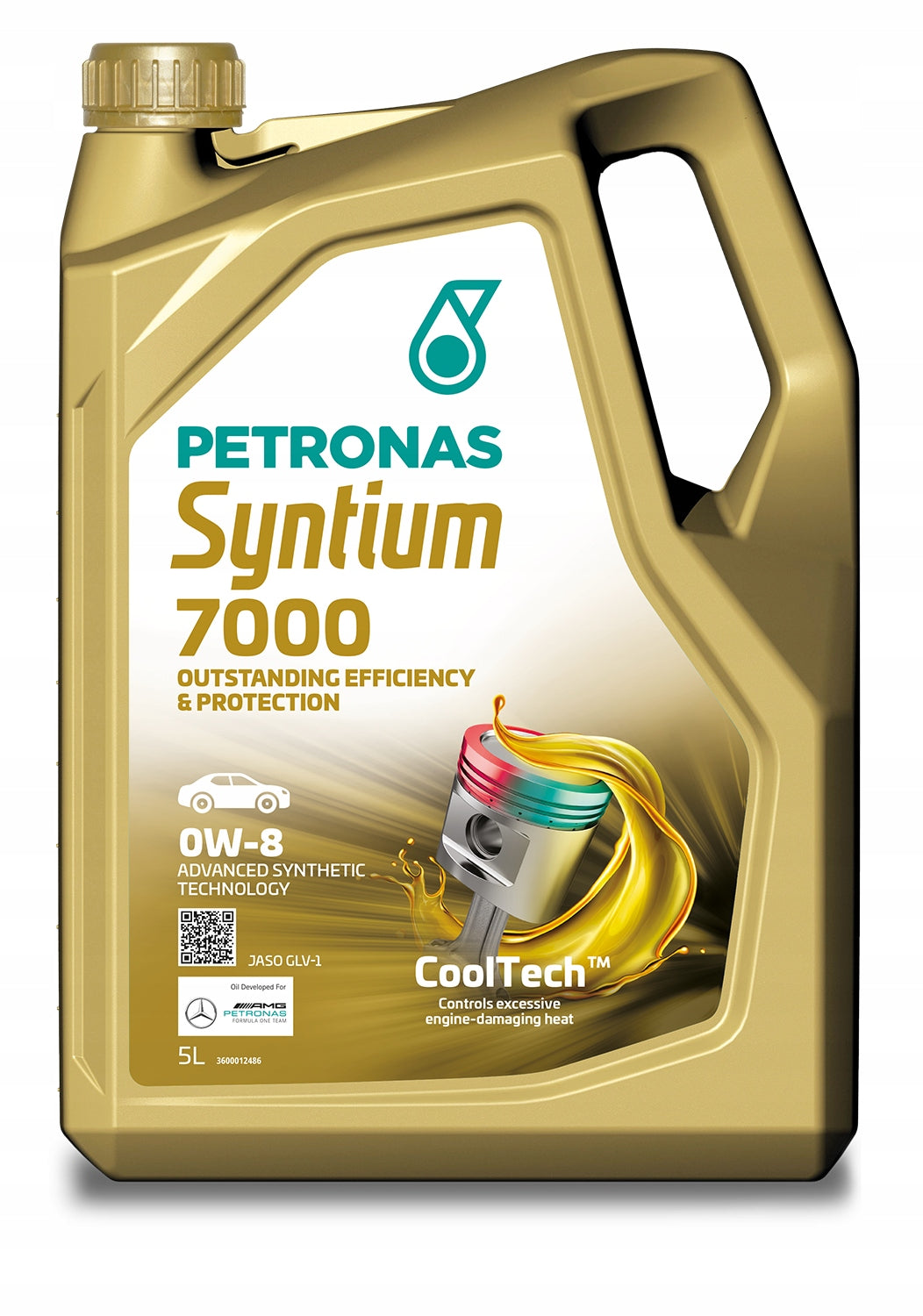Engine oil PETRONAS Syntium 7000 JASO GLV-1 0W-08 5L