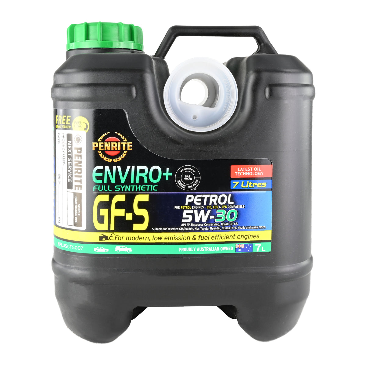 Engine oil Penrite Enviro + GF-5 5W-30 Full Synthetic 7L
