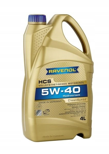 Engine oil RAVENOL RAV HCS SAE 5W40 4L Manufacturer Ravenol