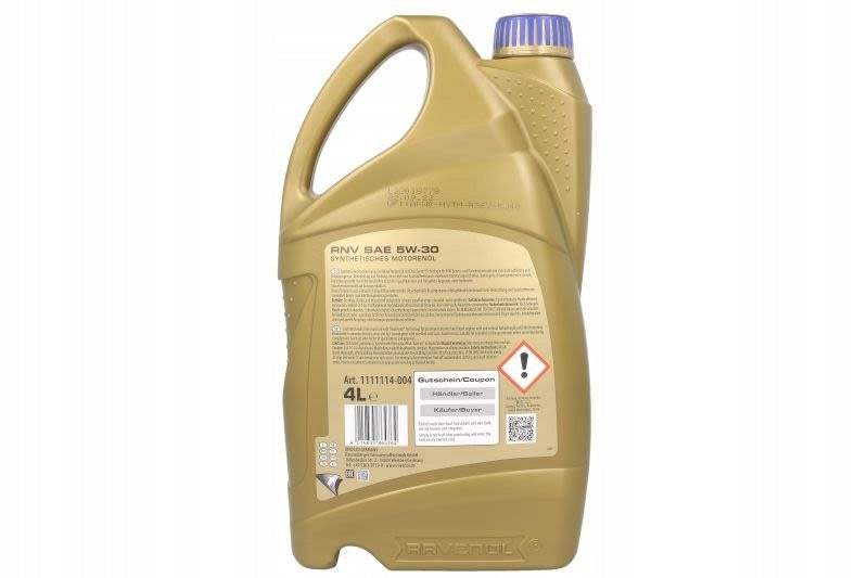 Engine oil RAVENOL RAV RNV 5W30 4L