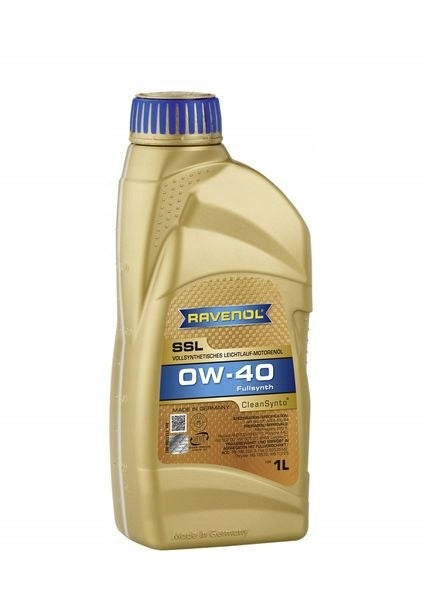 Engine oil RAVENOL RAV SSL SAE 0W40 1L Packaging volume 1 l