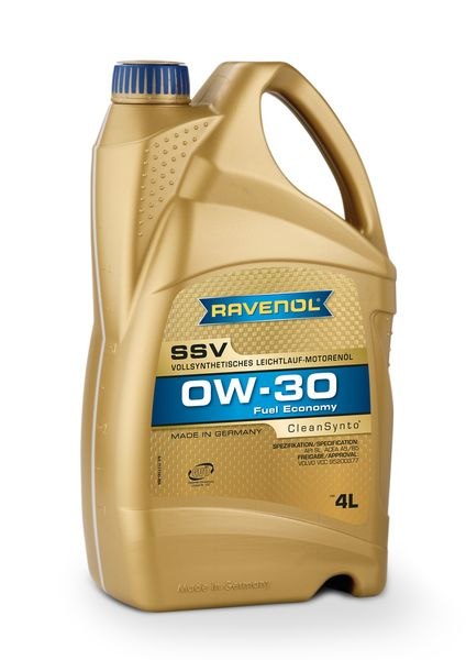Engine oil RAVENOL RAV SSV SAE 0W30 4L Packaging volume 4 l