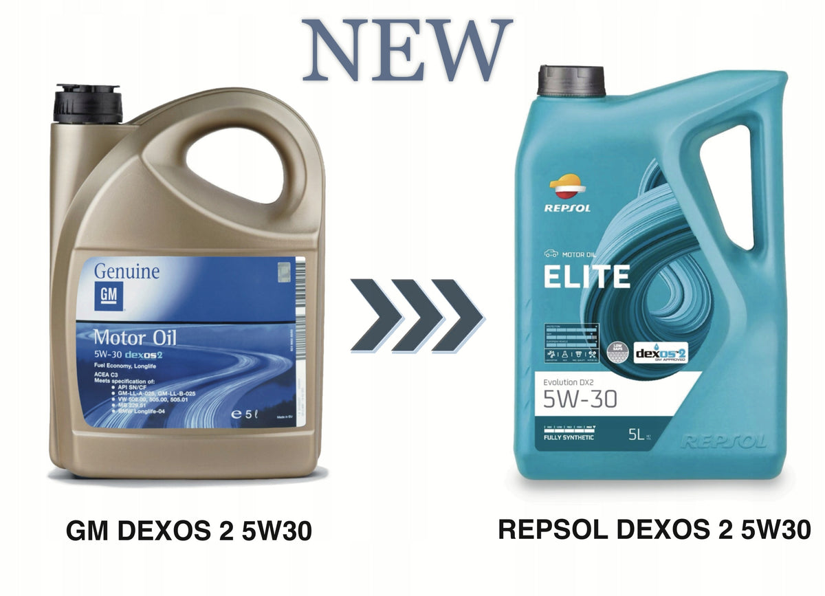 Engine oil REPSOL Elite Evolution DX2 5W30 5L GM Dexos2 Packaging status original
