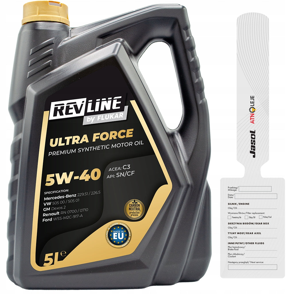 Engine oil Revline Ultra Force C3 5W/40 5L