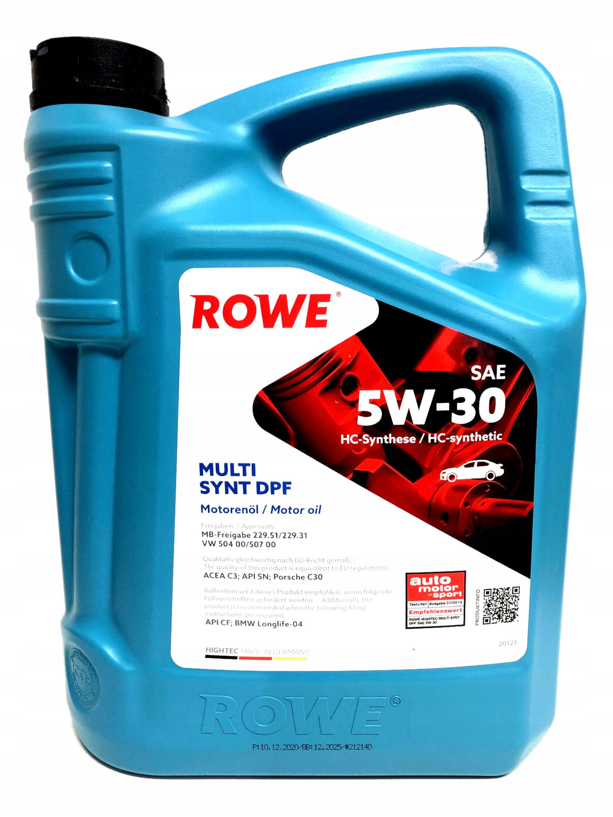 Engine oil Rowe 5 l 5W-30 Manufacturer Rowe