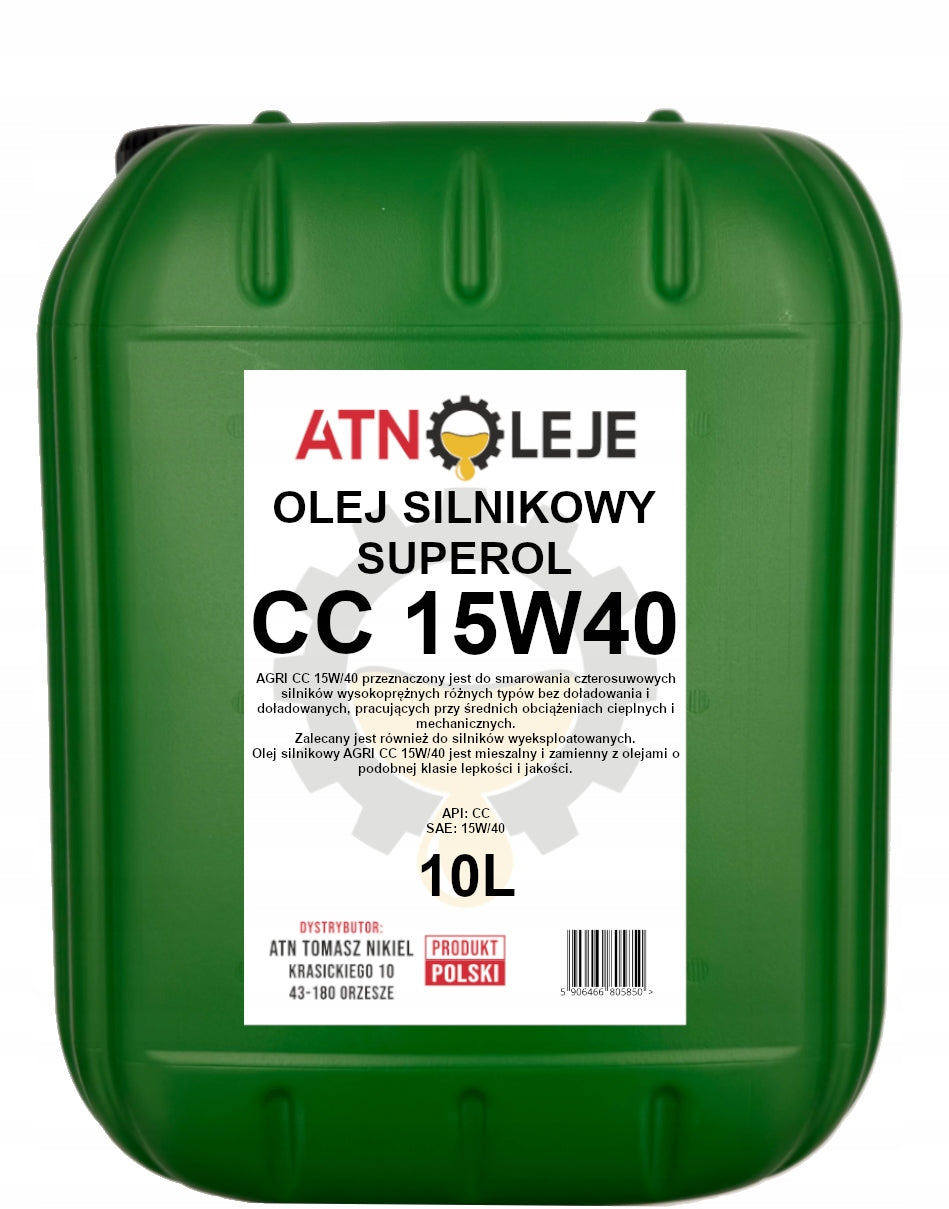 Engine oil SUPE- ROL CC 15W40 "MI LV US" 10 L