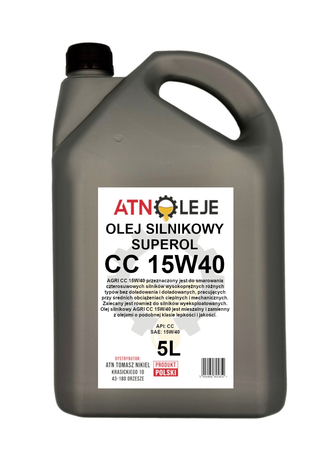 Engine oil SUPEROL CC 15W40 5 L