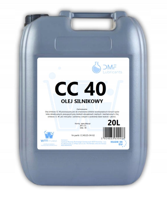 Engine oil SUPEROL CC 40 / 20 L Packaging status original