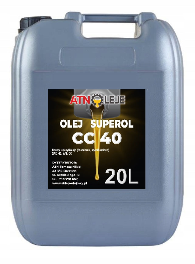 Engine oil SUPEROL CC 40 20L Manufacturer code 5906466802330