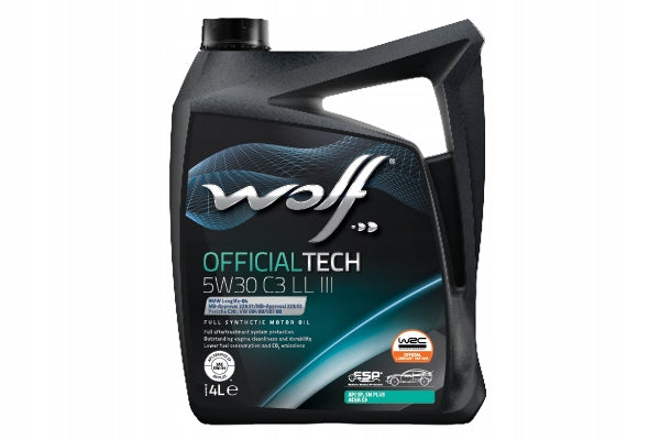 Engine oil Wolf 4 l 5W-30 Packaging volume 4 l