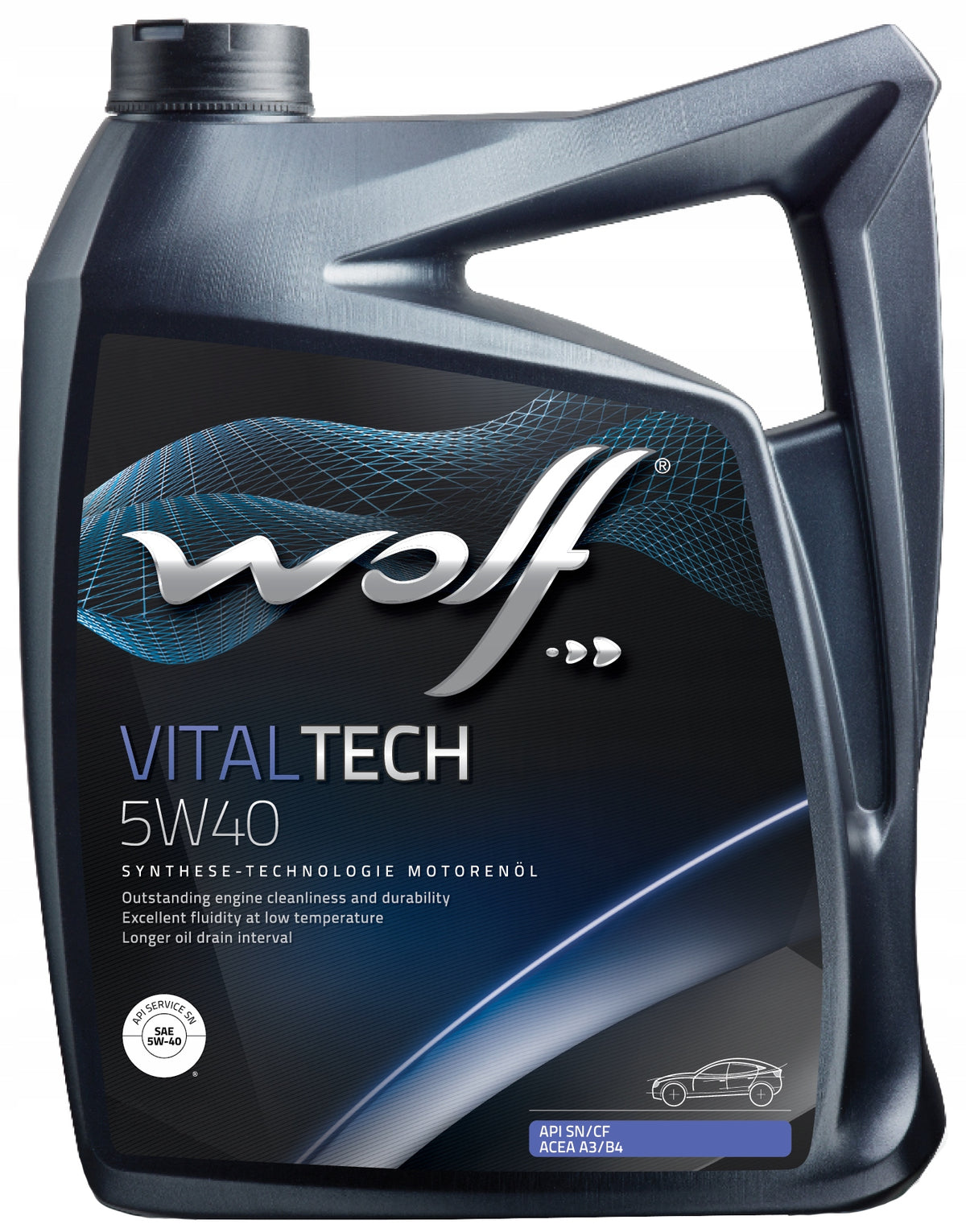 Engine oil Wolf 4 l 5W-40