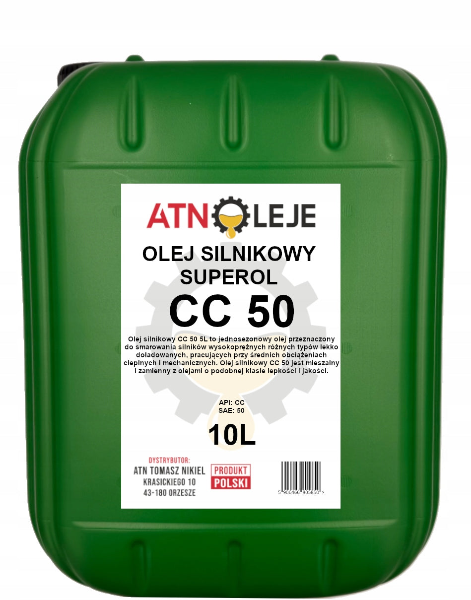 Engine oil for SUPEROL CC 50 10L tractor
