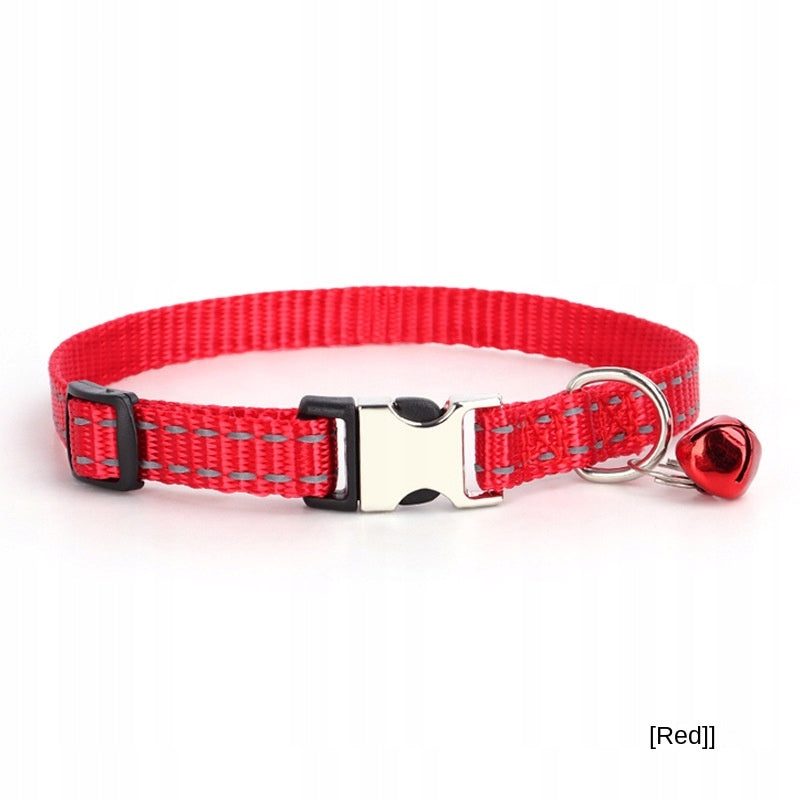 Engraved Reflective Puppy Collars with Bell