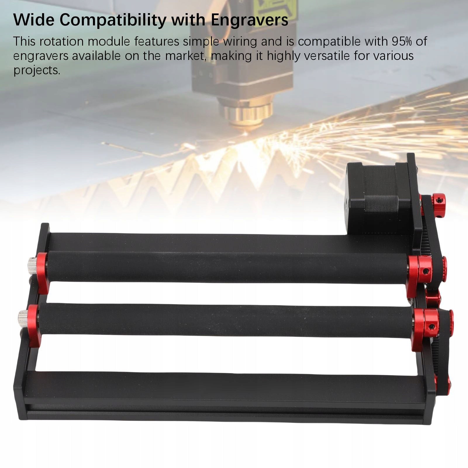 Engraving Rotat Roller 360° Rotatable 2 to 150mm y axis module roller for UX Printing technology other