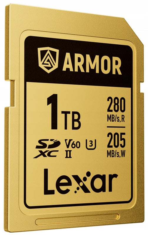 Enhanced Memory Card Lexar SDXC ARMOR Gold 1TB (R280/W205) EAN (GTIN) 843367138593