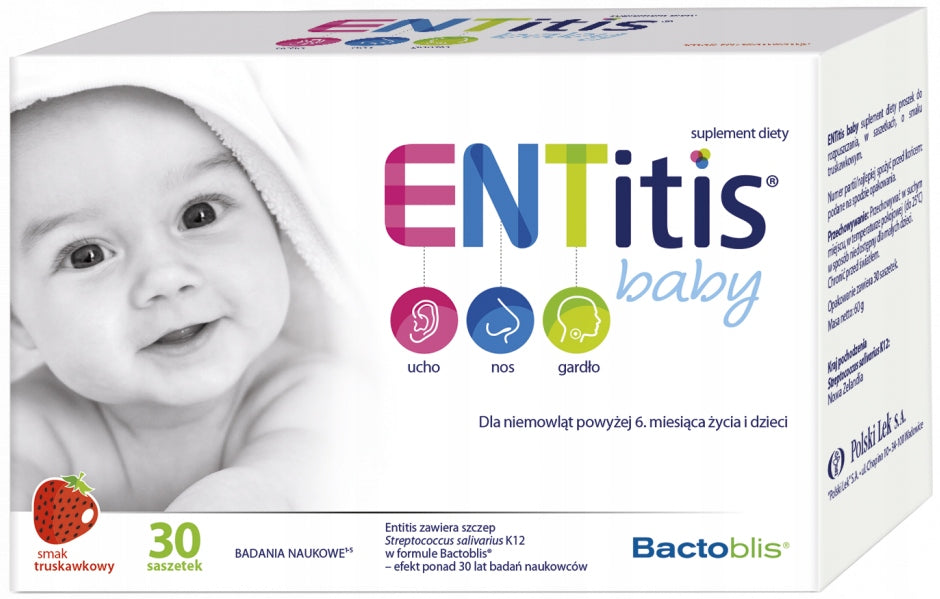 Entitis BABY 30 sachets with STRAWBERRY flavour