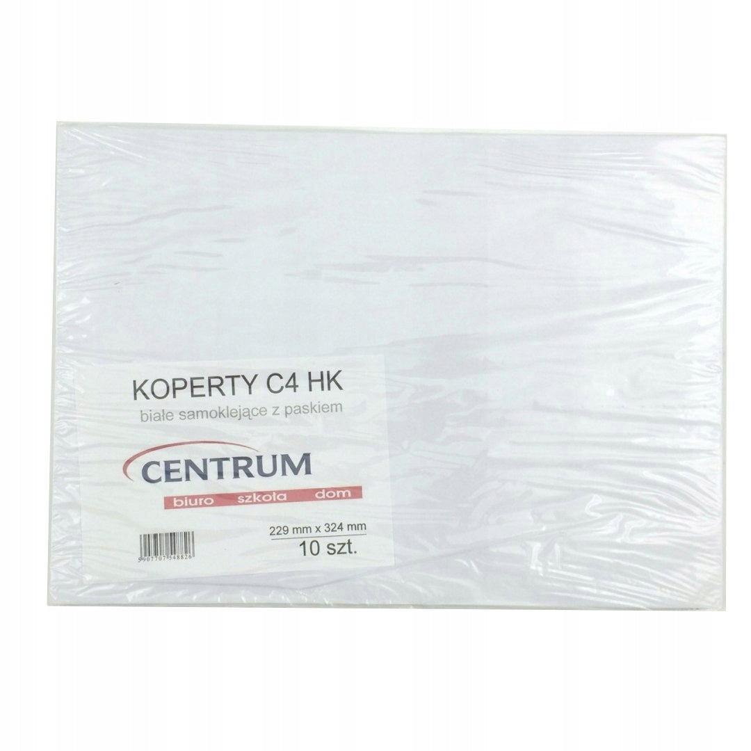 Envelope C-4 HK white (10 pcs.)