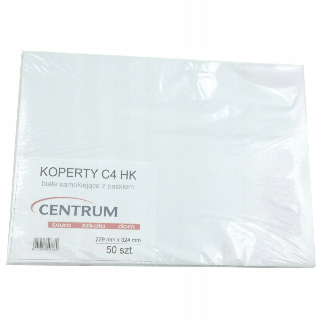 Envelope C-4 HK white (50 pcs.)