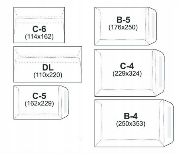 Envelope C4 HK self-adhesive with strip white 80g (50pcs) Packaging status original
