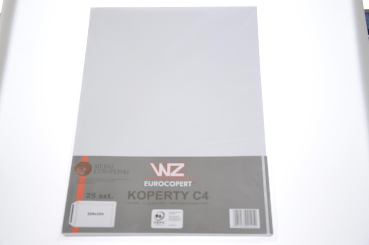 Envelope C4 with strap white op. 25 pcs. WZ C-4 HK BIA