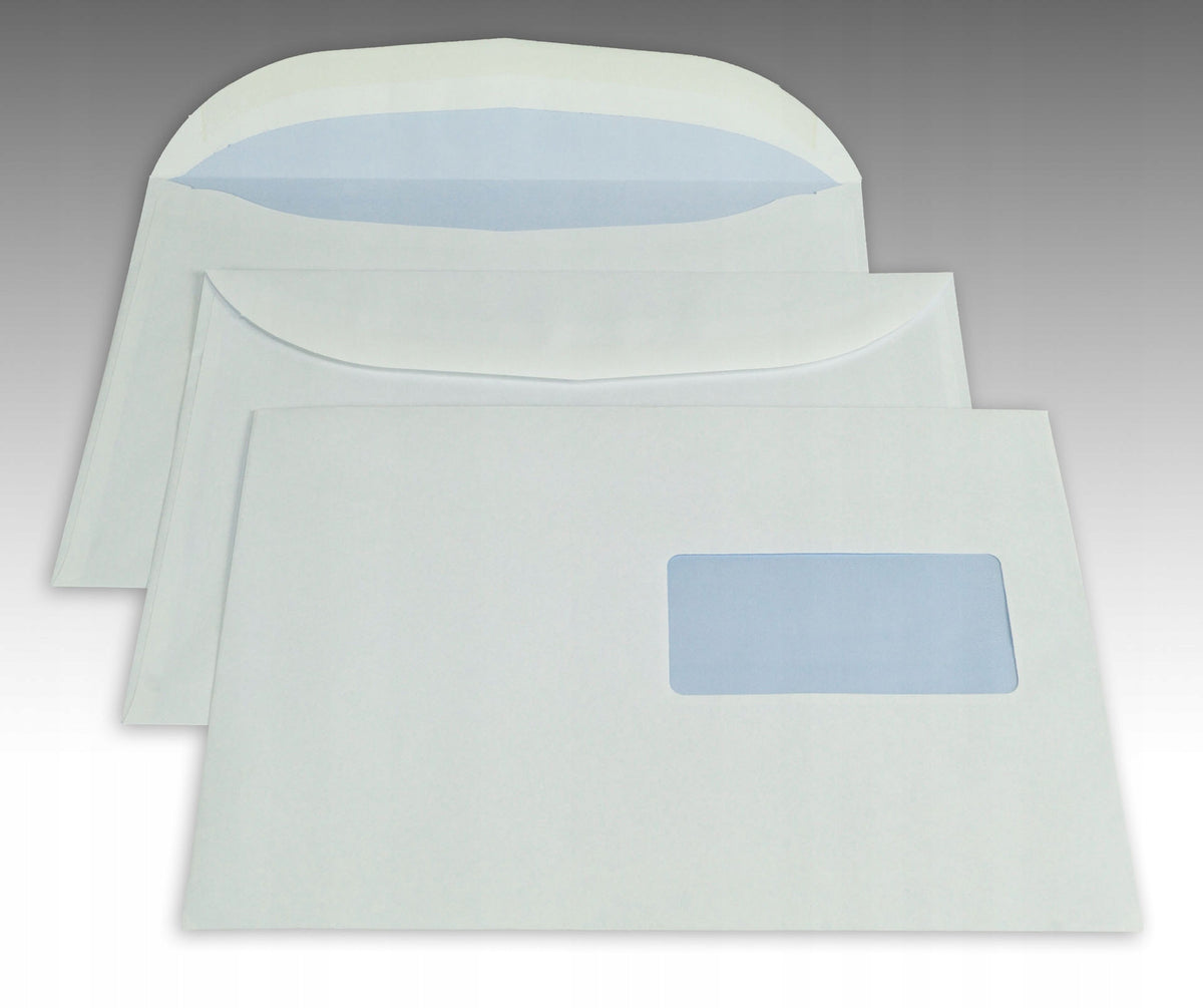 Envelope C5 NK Wet Glue, Right Window, Nevada for Machine Enveloping