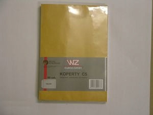 Envelope C5 with strap brown op.50 pcs. WZ C5-BRP0F5
