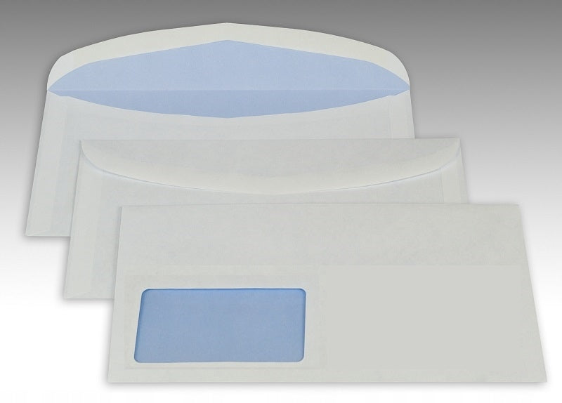 Envelope C6/5 NK Wet Glue, Nevada Left Window for Machine Enveloping