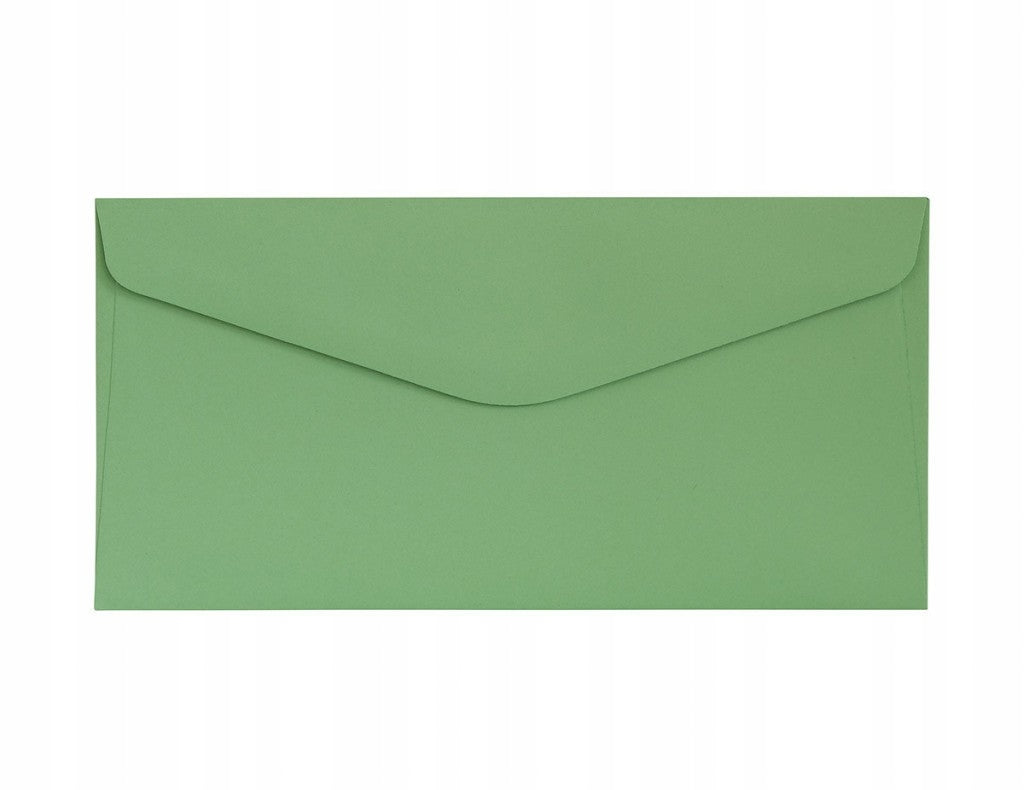Envelope Smooth green DL (110 x 220mm) Paper Gallery 150g 10 pieces