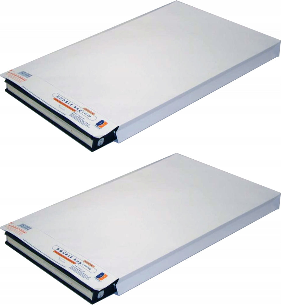 Envelope expand 2layers with strap white 20 pcs x2