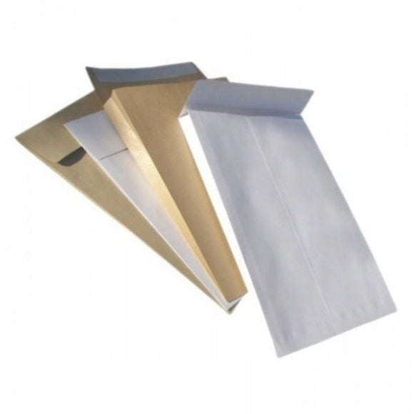 Envelope with extended sides and bottom RBD C5 brown HK expandable 1 pc