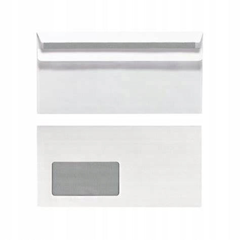 Envelope with office window (110 x 220 mm) white Brand Zeta
