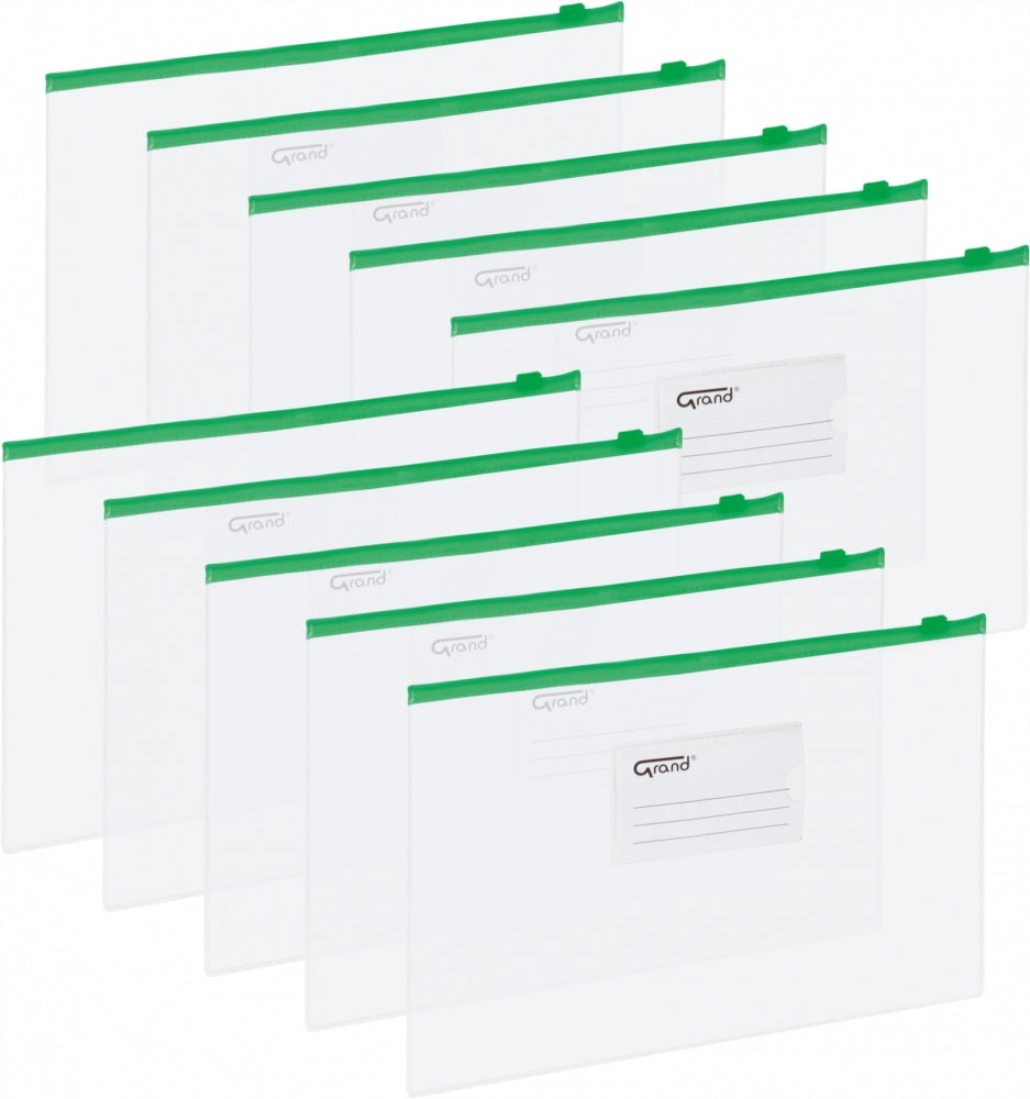 Envelope with string lock green A5 GRAND Format C5 (162 x 229 mm)