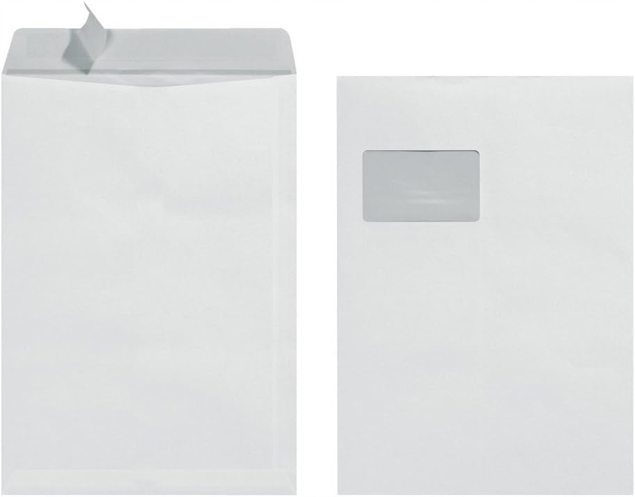Envelope with window C4 (229 x 324 mm) multicolor 21 pcs.