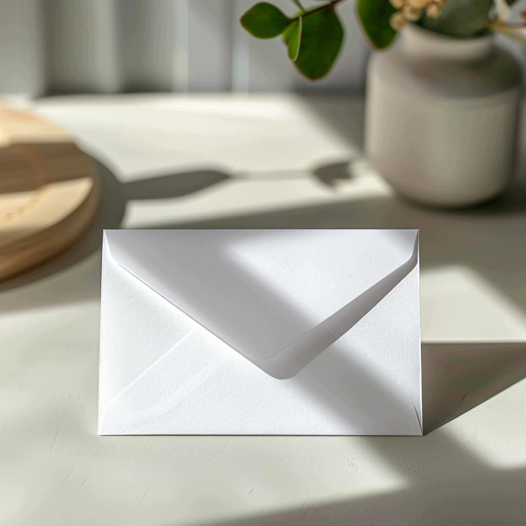 Envelope without window 140 x 190 mm white