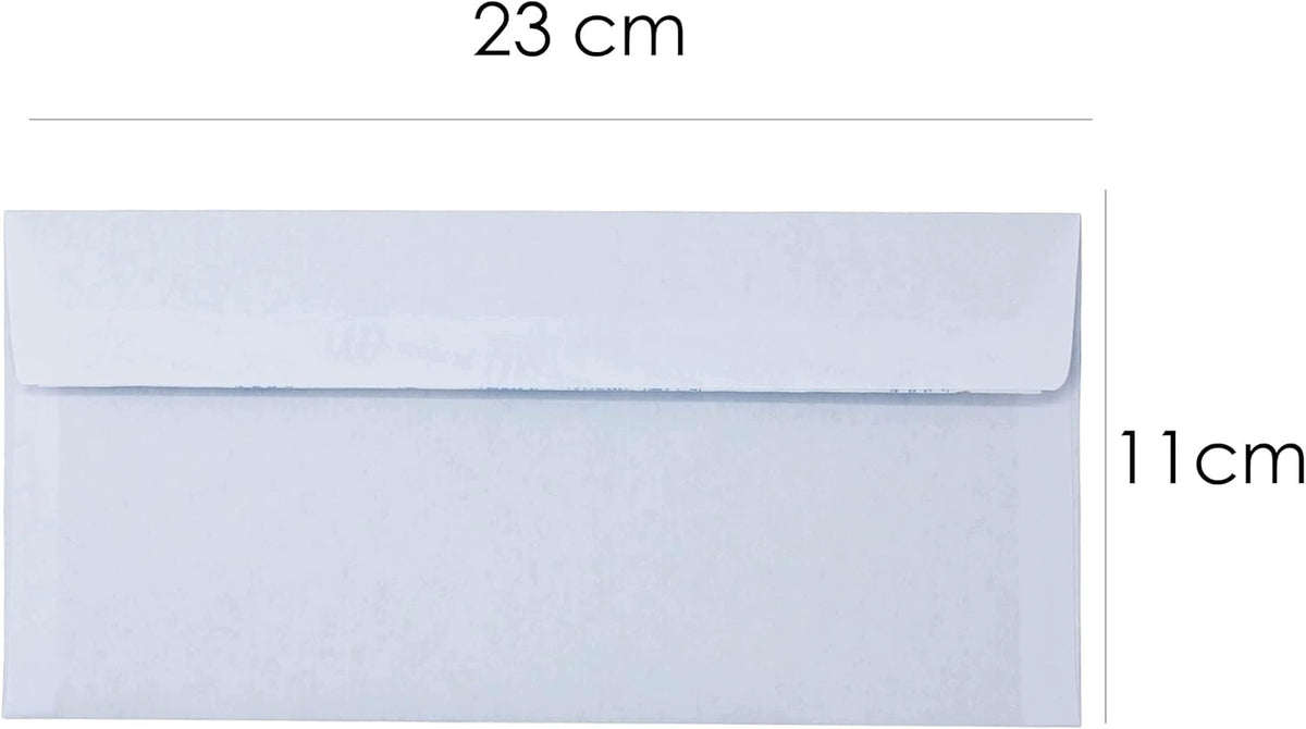 Envelope without window DL 100 white Format other