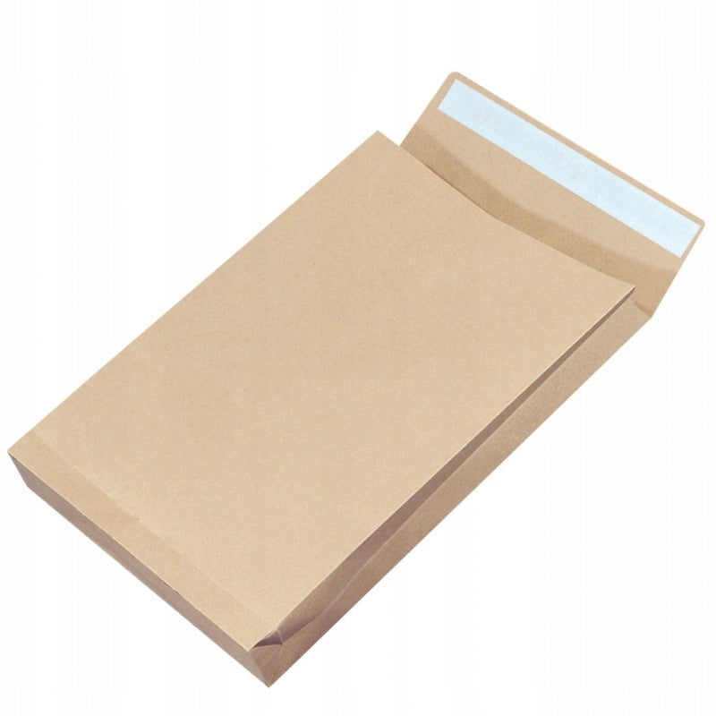 Envelope without window E4 (280 x 400 mm) brown expanded RBD 150g 1 pc.