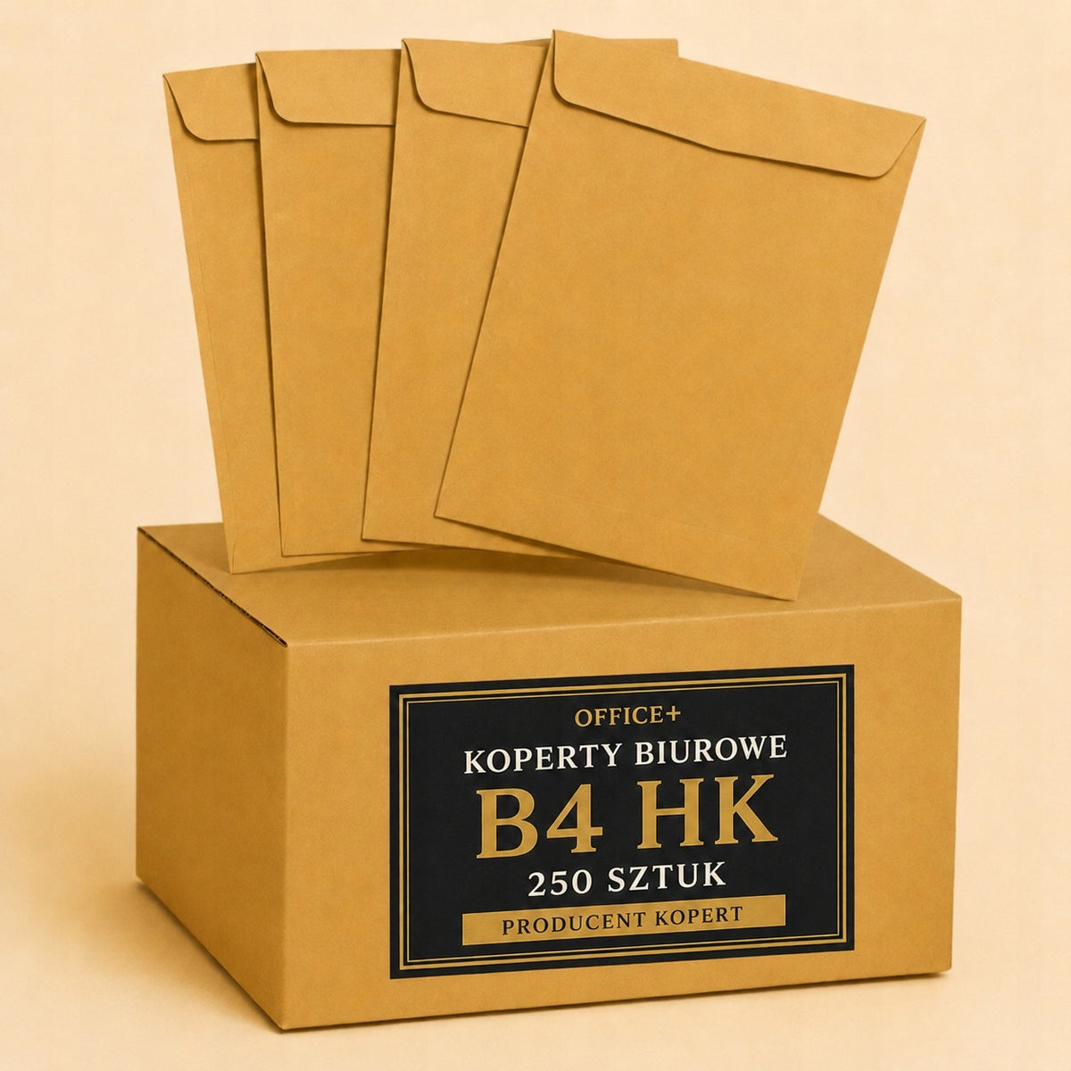 Envelopes B4 Hk brown 250 pcs.