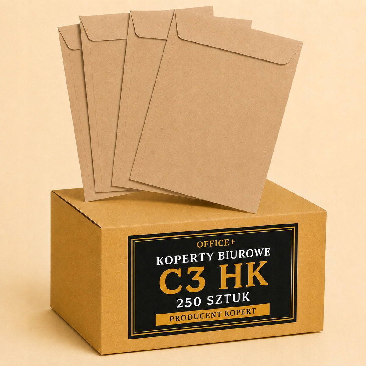 Envelopes C3 Brown 250 pieces