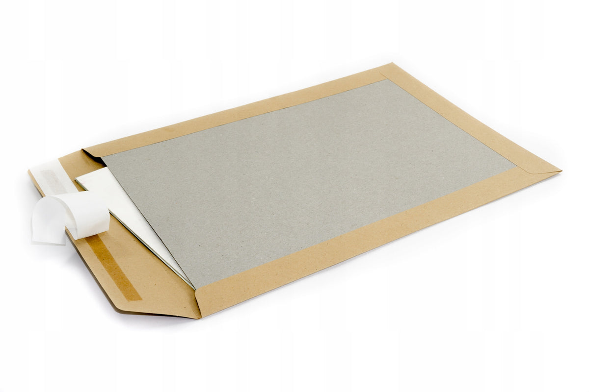 Envelopes C4 HK brown with cardboard bottom 25 pcs. Brand Netuno