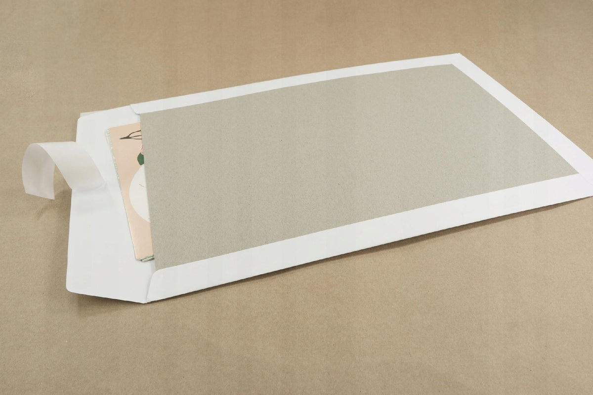Envelopes C4 HK white with cardboard bottom 25 pcs. Brand Netuno