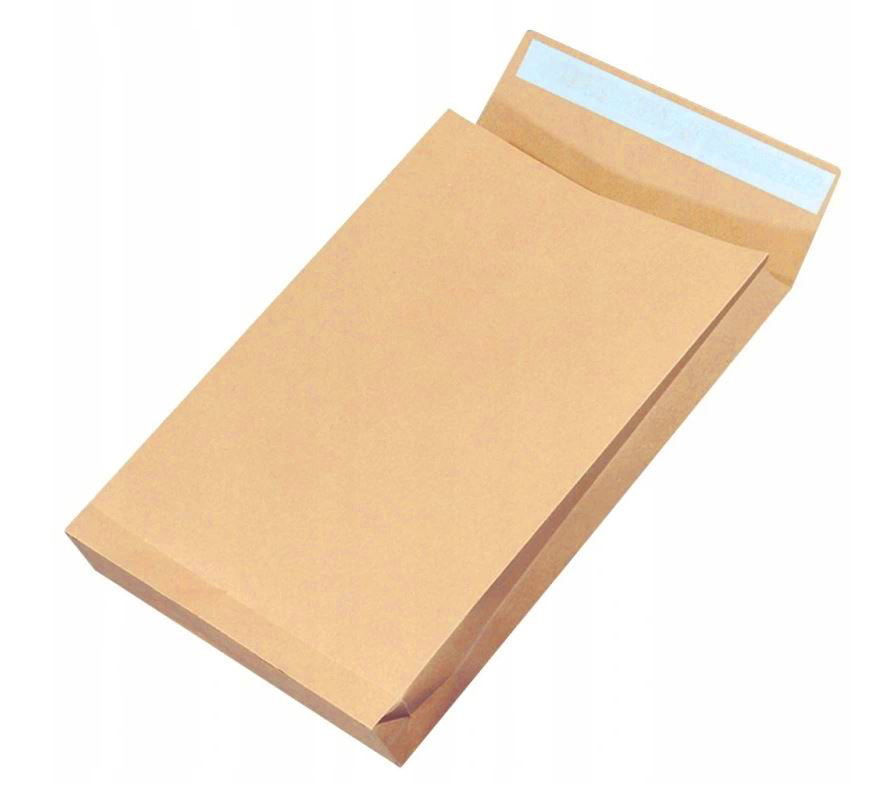 Envelopes C4 brown HK with strap RBD EXTENDED