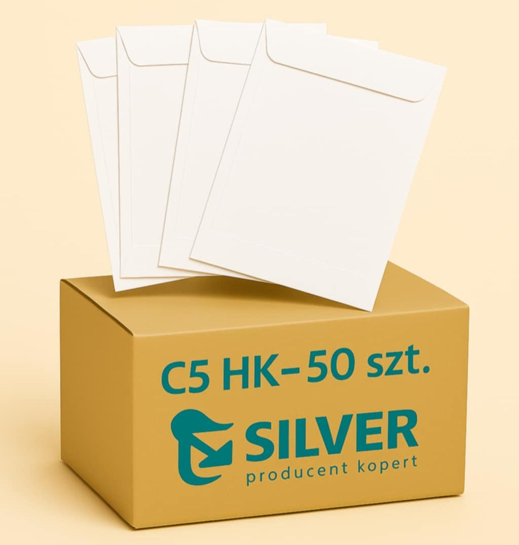 Envelopes C5 (A5) Hk white 80g/m2 50 pieces STRONG PREMIUM