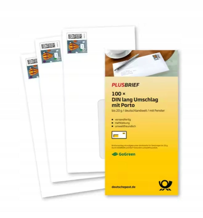 Envelopes Deutsche Post 100 pieces
