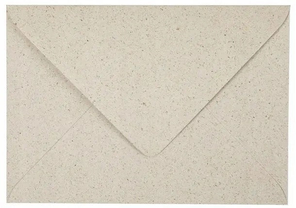 Envelopes with grass admixture KB6 176x125 50pcs General set 809 Color,