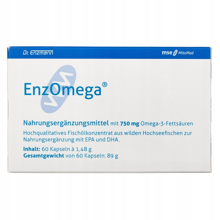 EnzOmega MSE Dr Enzmann 60 capsules omega 3 Mito-Pharma